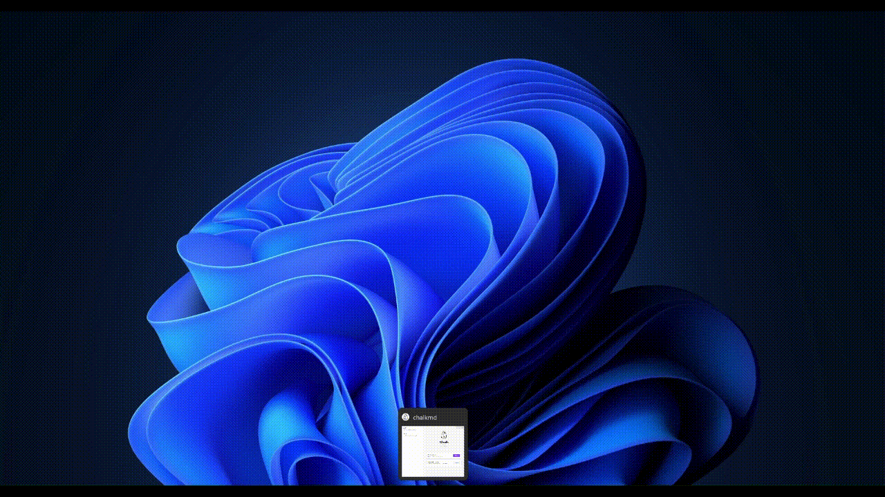 ChalkMD, an open-sourced Obsidian port written in Go